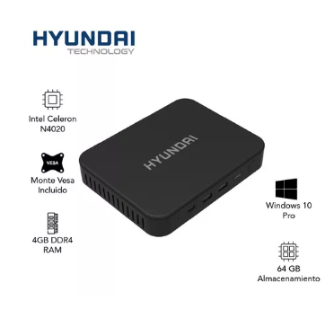 Mini Pc Portátil Hyundai Htn4020mpc Intel Celeron 2.8ghz /v